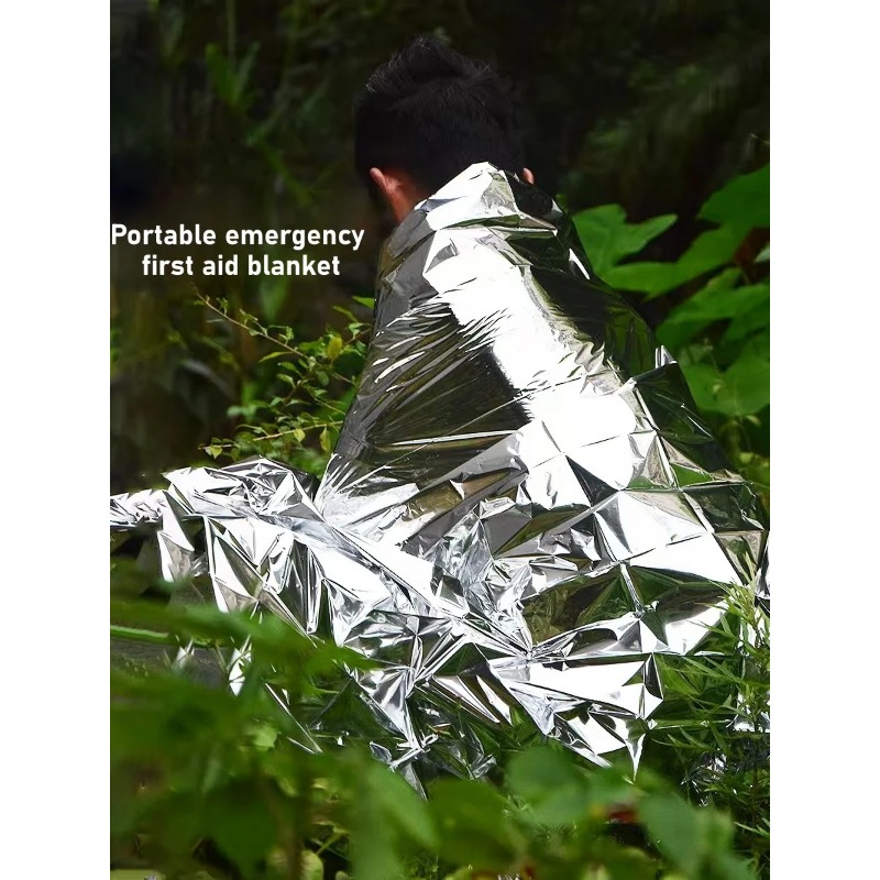 1/4 個の緊急用マイラーサーマルブランケットフォイルスペー - Emergency Mylar Blanket のレビューと価格