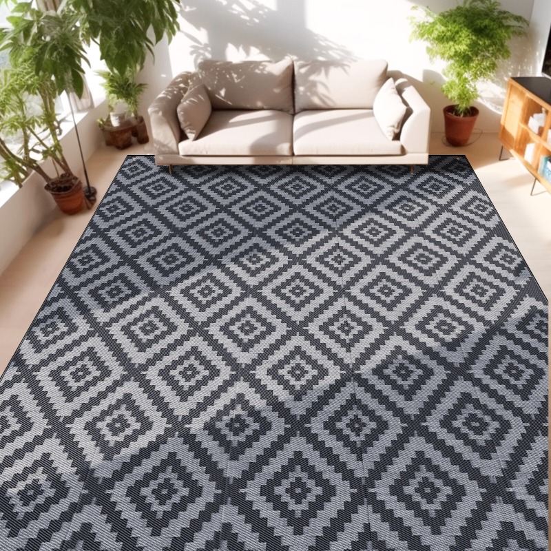 (5x8、6x9、9x12、9x18) 屋外用ラグ パティオ - Outdoor Camping Rugs 9X12 のレビューと価格