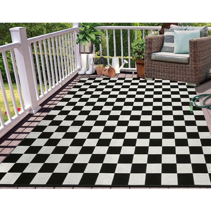 (5x8、6x9、9x12、9x18) 屋外用ラグ パティオ - Outdoor Camping Rugs 9X12 のレビューと価格