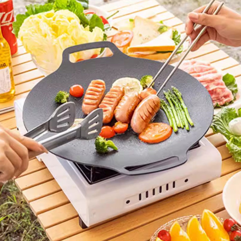    26/30/33CM屋外キャンプグリルパン韓国風マイ - Outdoor Camping Cooking Set のレビューと価格
