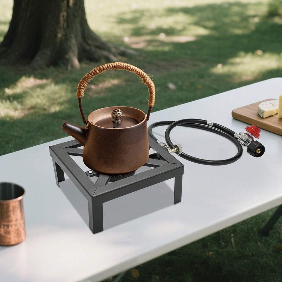 ポータブルシングルバーナー、屋外ガスストーブプロパンコンロ、 - Outdoor Camping Gas Stove のレビューと価格