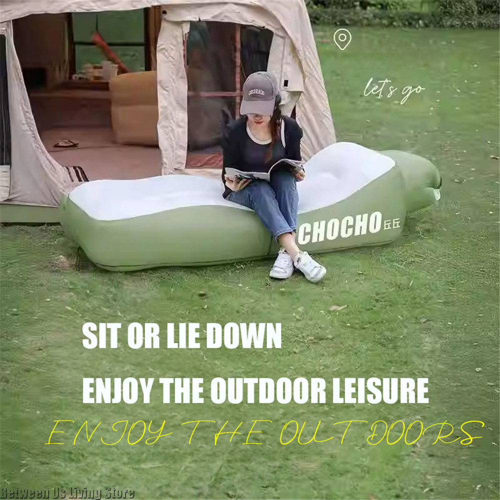 高品質で転倒防止の大型インフレータブルソファ、インフレータブ - Bed Outdoor Camping のレビューと価格