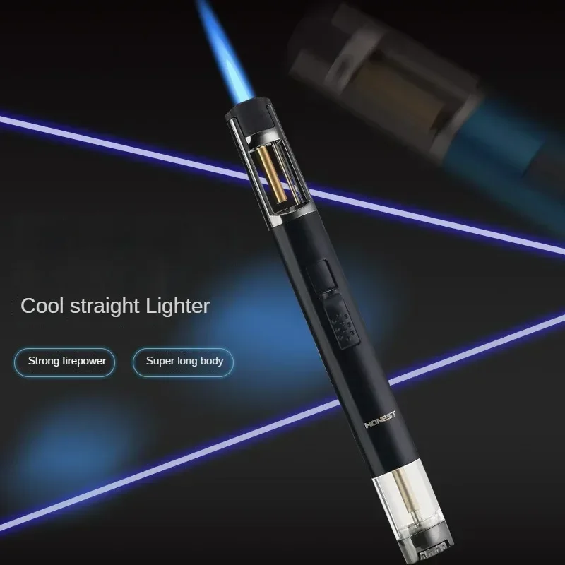 防風スプレーガンライター、金属製インフレータブルブタンガスジ - Outdoor Windproof Lighter のレビューと価格