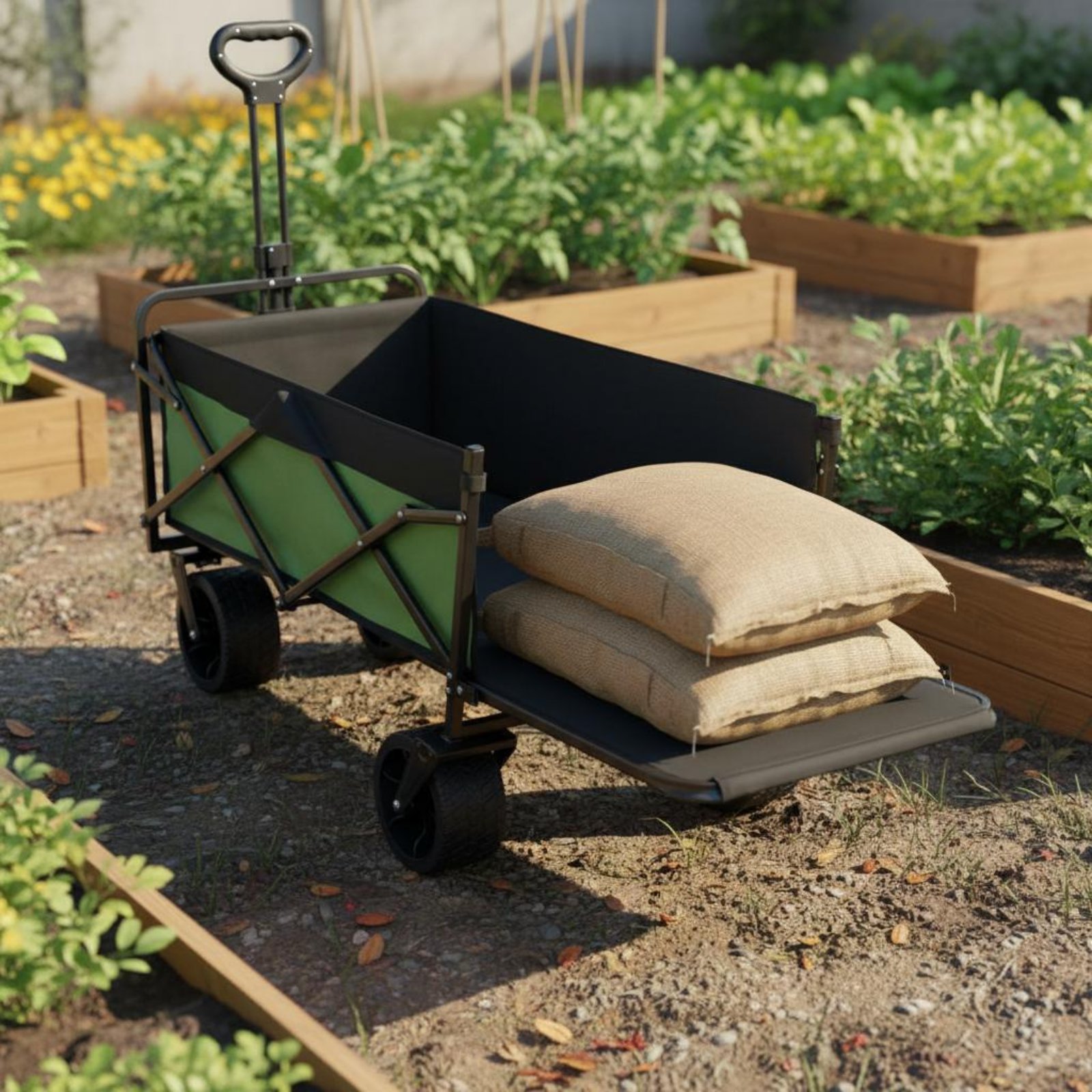 頑丈なキャンプワゴン特大折りたたみ式ワゴン車両アウトドアギア - Outdoor Camping Vehicle Wagon のレビューと価格