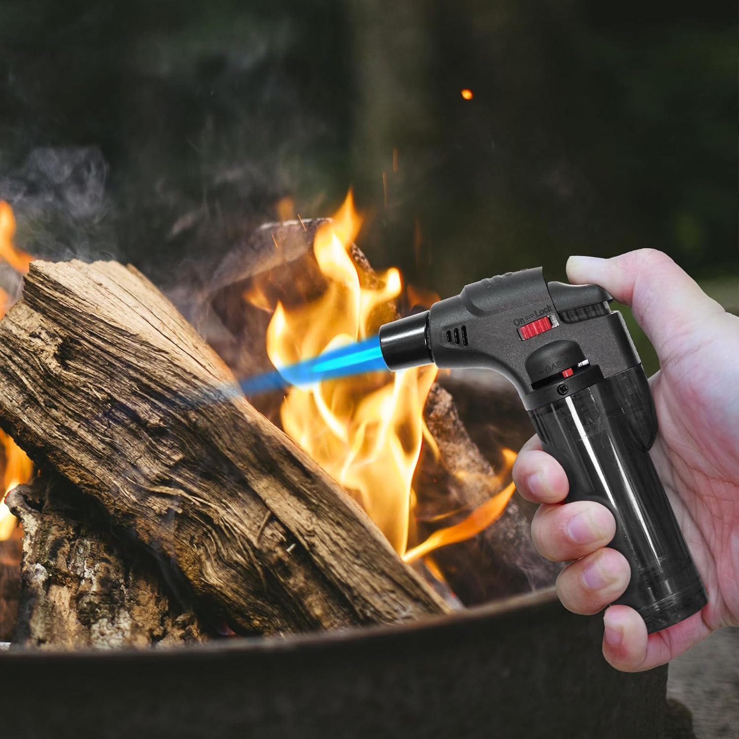 ブタン詰め替え式ジェットフレームトーチライター、キャンドル、 - Outdoor Windproof Lighter のレビューと価格